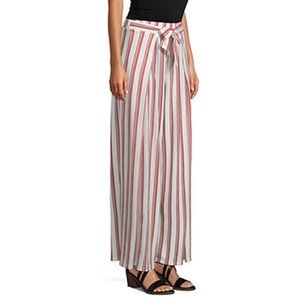 Low rise wide leg palazzo pants